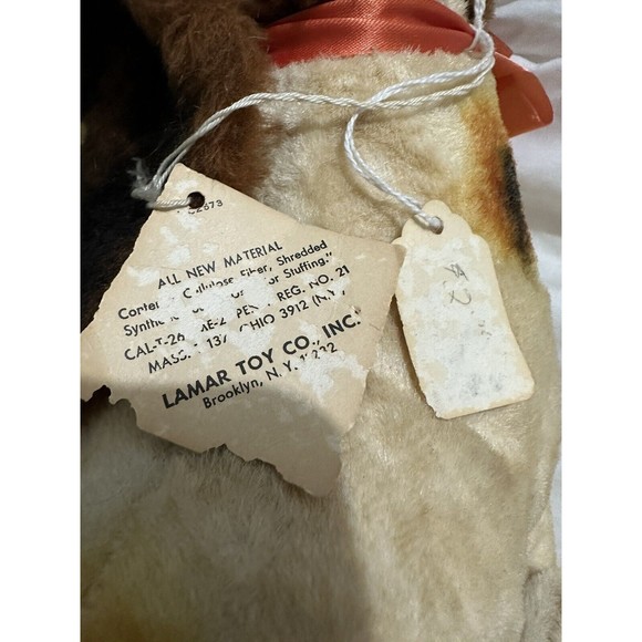 Rare Vintage La Mar Basset Hound Dog Flocked Plush Realistic Stuffed Animal HTF - Picture 11 of 16